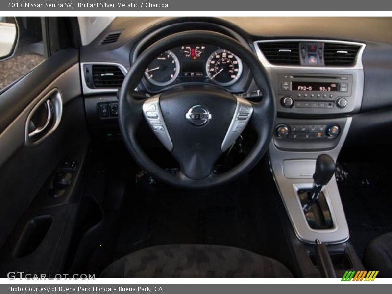 Dashboard of 2013 Sentra SV