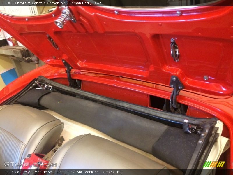 Roman Red / Fawn 1961 Chevrolet Corvette Convertible