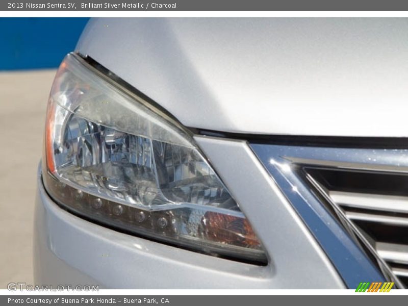 Brilliant Silver Metallic / Charcoal 2013 Nissan Sentra SV