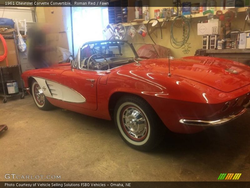 Roman Red / Fawn 1961 Chevrolet Corvette Convertible