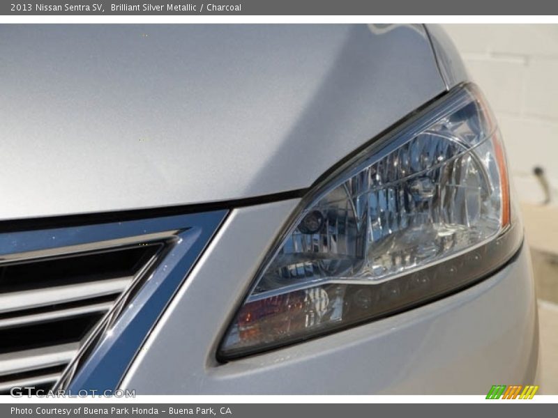 Brilliant Silver Metallic / Charcoal 2013 Nissan Sentra SV