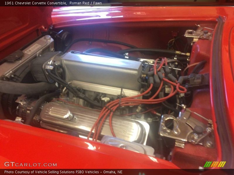 Roman Red / Fawn 1961 Chevrolet Corvette Convertible