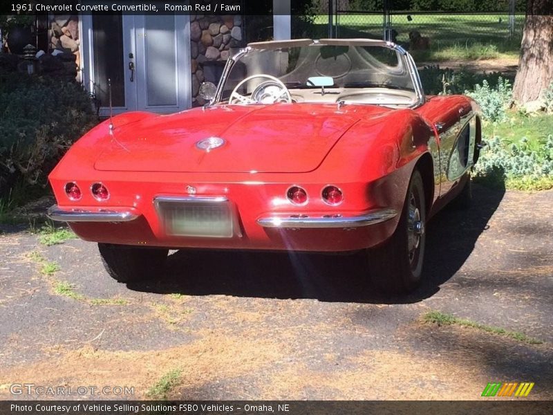 Roman Red / Fawn 1961 Chevrolet Corvette Convertible