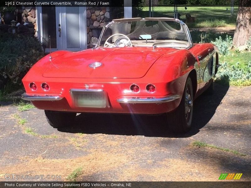 Roman Red / Fawn 1961 Chevrolet Corvette Convertible