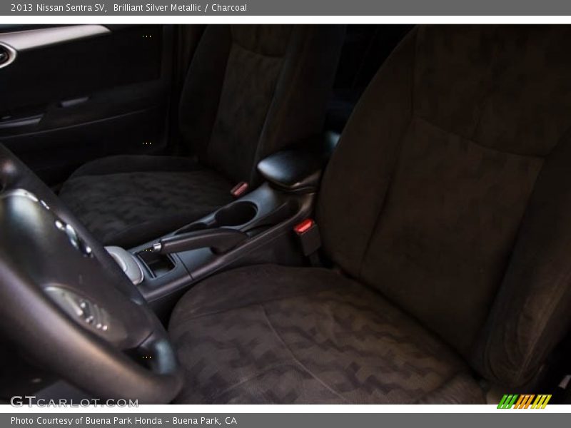 Brilliant Silver Metallic / Charcoal 2013 Nissan Sentra SV