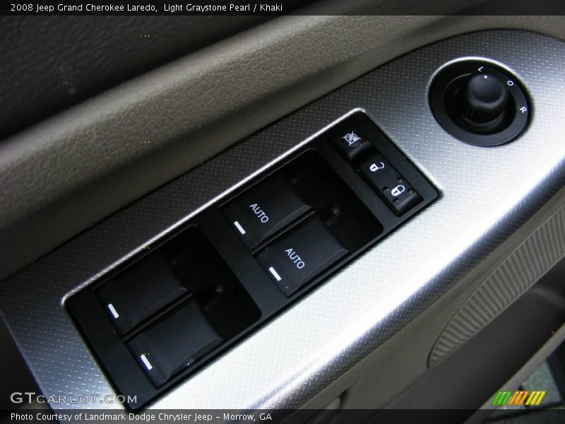 Light Graystone Pearl / Khaki 2008 Jeep Grand Cherokee Laredo