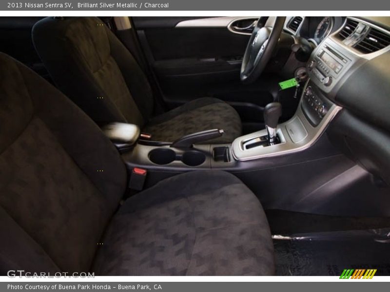 Brilliant Silver Metallic / Charcoal 2013 Nissan Sentra SV