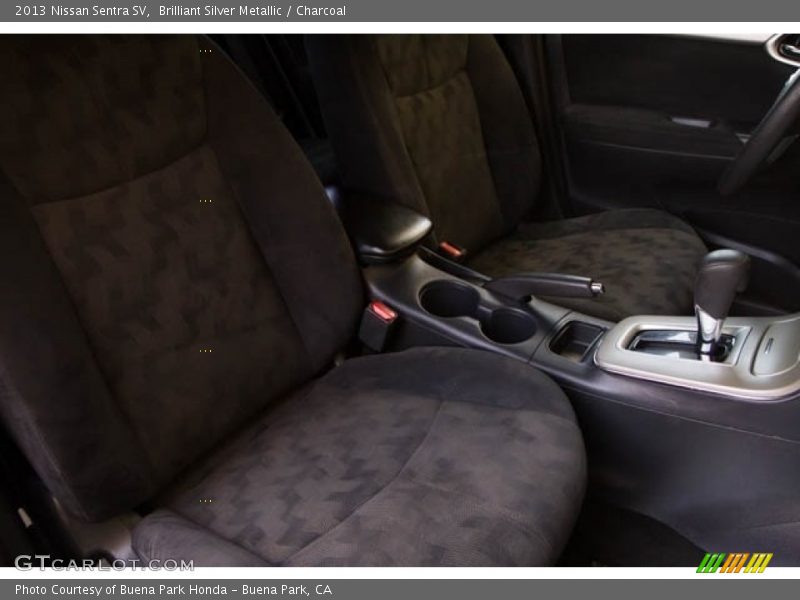 Brilliant Silver Metallic / Charcoal 2013 Nissan Sentra SV