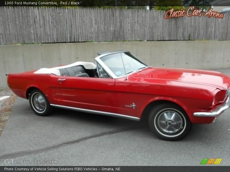 Red / Black 1966 Ford Mustang Convertible