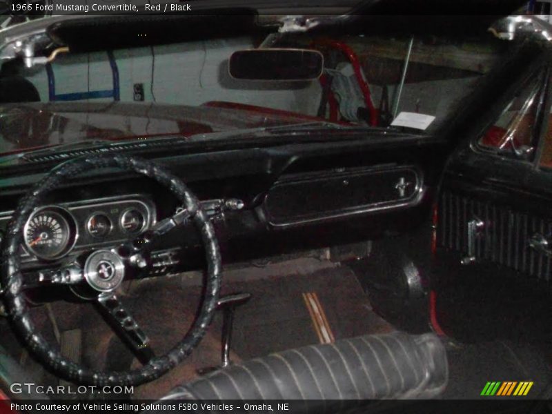 Red / Black 1966 Ford Mustang Convertible