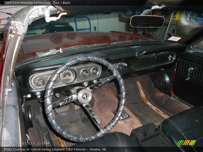 Red / Black 1966 Ford Mustang Convertible