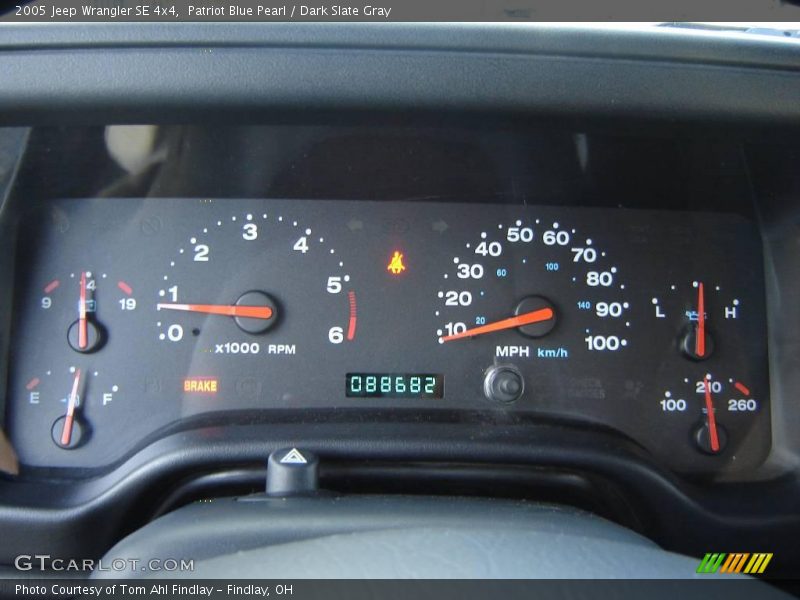 Patriot Blue Pearl / Dark Slate Gray 2005 Jeep Wrangler SE 4x4