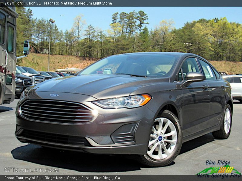 Magnetic Metallic / Medium Light Stone 2020 Ford Fusion SE