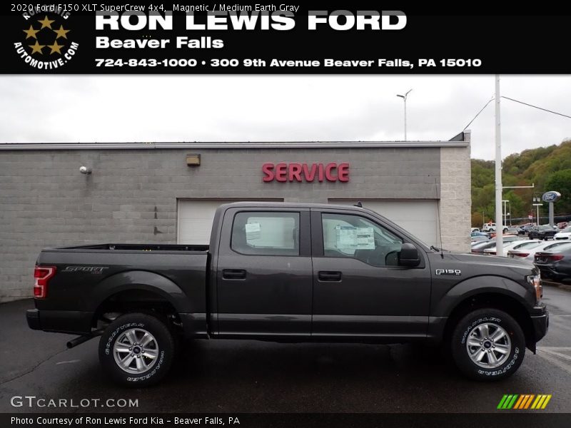 Magnetic / Medium Earth Gray 2020 Ford F150 XLT SuperCrew 4x4