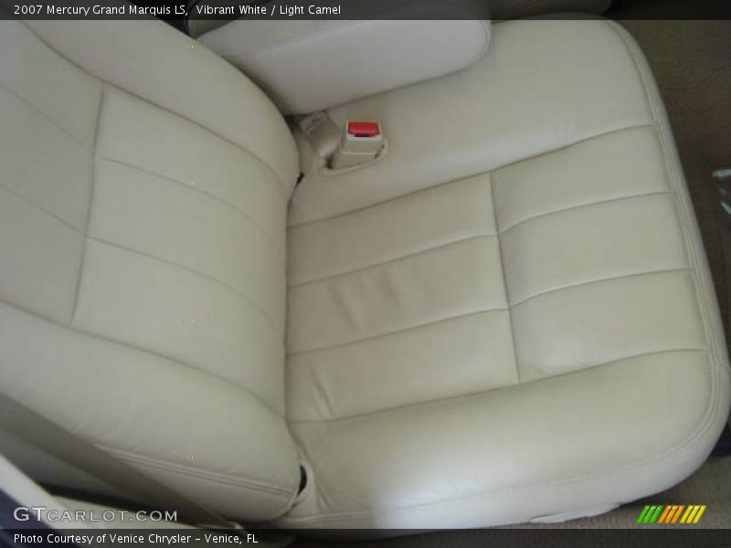 Vibrant White / Light Camel 2007 Mercury Grand Marquis LS