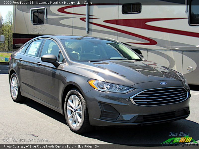 Magnetic Metallic / Medium Light Stone 2020 Ford Fusion SE