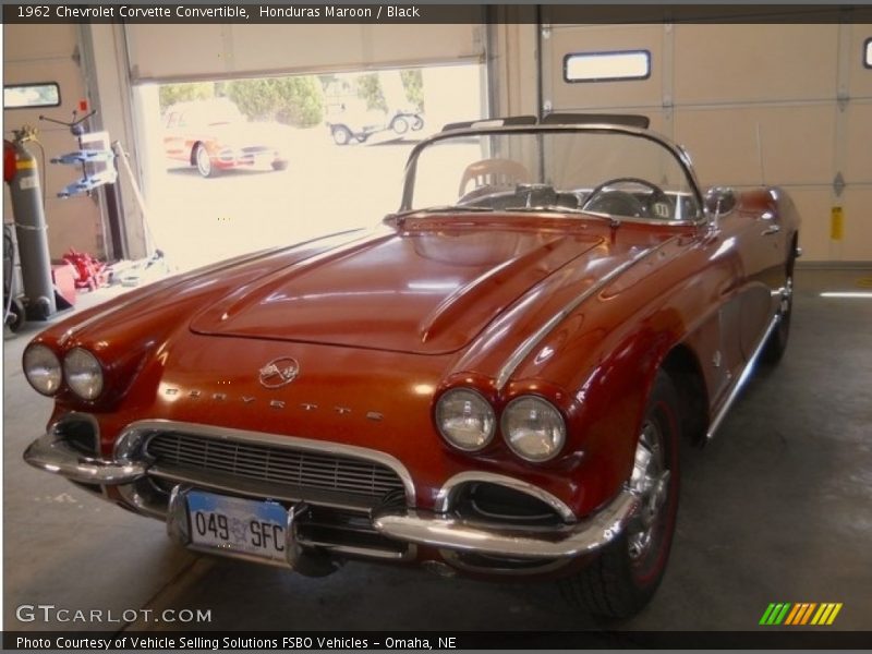  1962 Corvette Convertible Honduras Maroon
