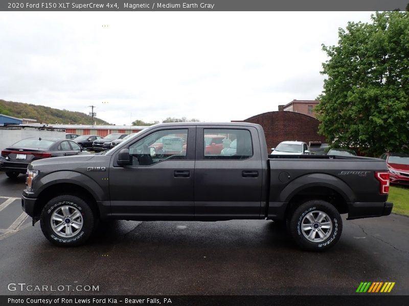 Magnetic / Medium Earth Gray 2020 Ford F150 XLT SuperCrew 4x4