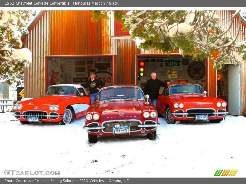 Honduras Maroon / Black 1962 Chevrolet Corvette Convertible