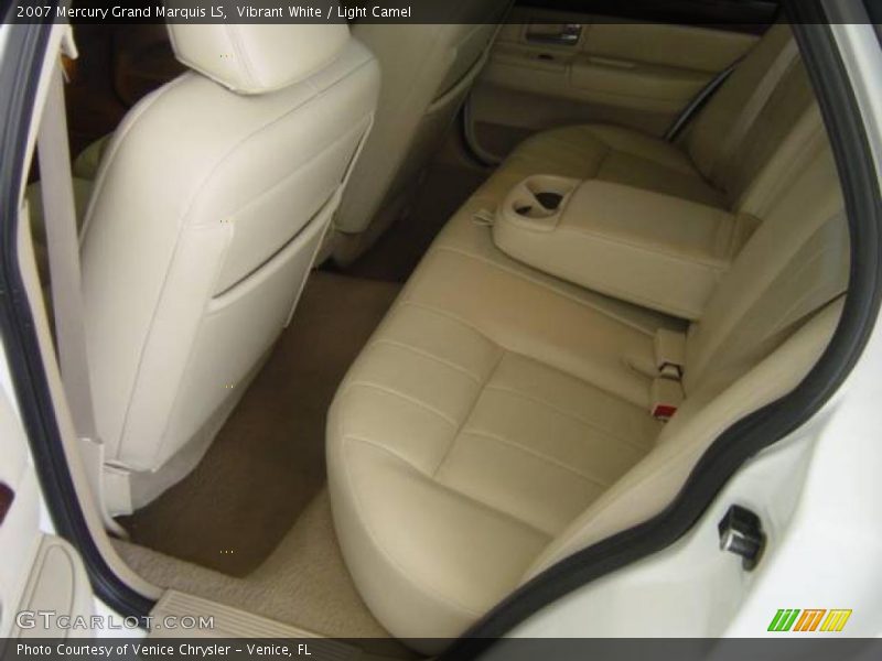 Vibrant White / Light Camel 2007 Mercury Grand Marquis LS