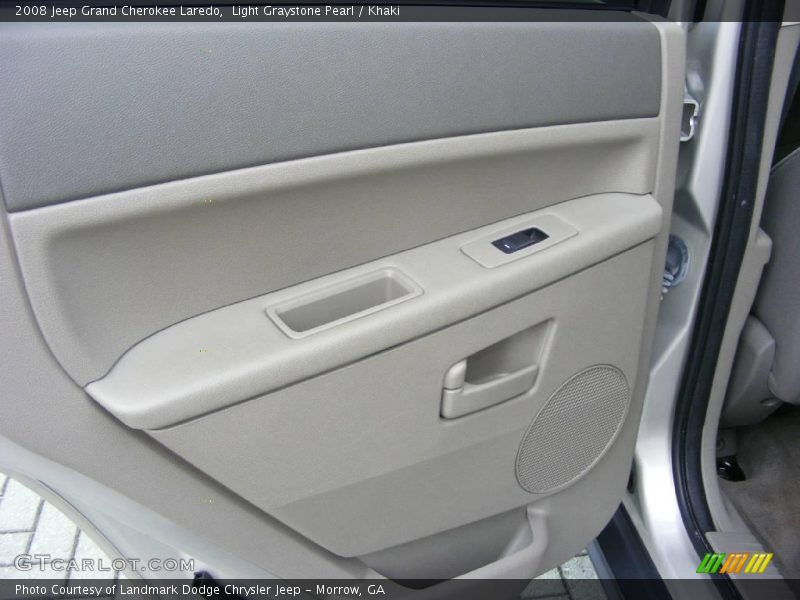 Light Graystone Pearl / Khaki 2008 Jeep Grand Cherokee Laredo