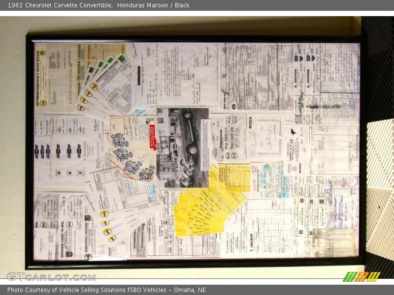 Honduras Maroon / Black 1962 Chevrolet Corvette Convertible