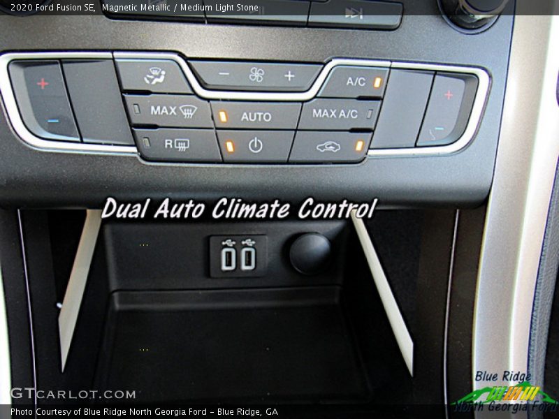 Magnetic Metallic / Medium Light Stone 2020 Ford Fusion SE