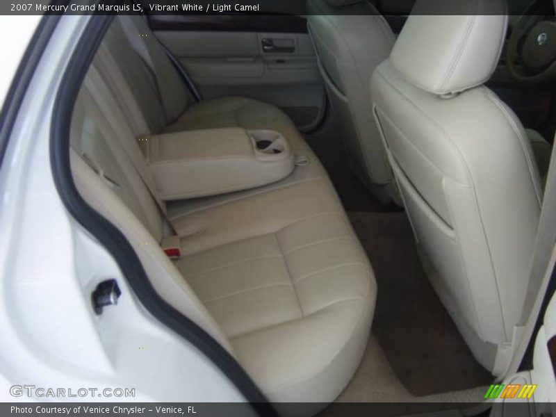 Vibrant White / Light Camel 2007 Mercury Grand Marquis LS