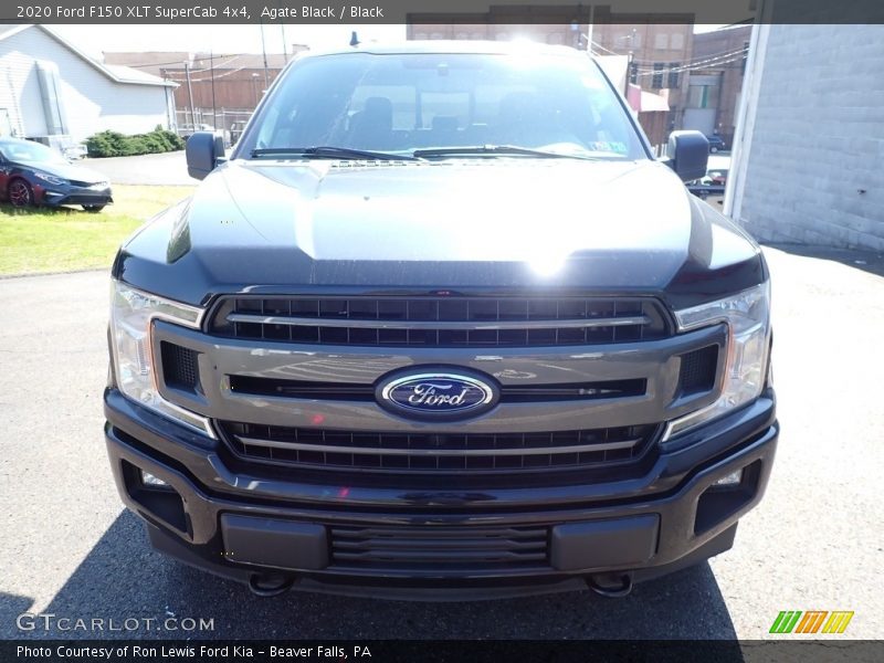 Agate Black / Black 2020 Ford F150 XLT SuperCab 4x4