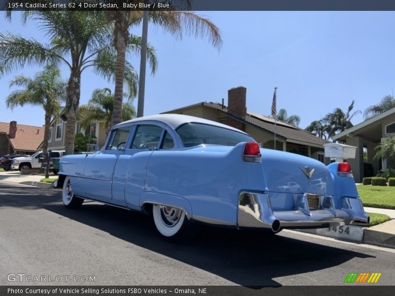 Baby Blue / Blue 1954 Cadillac Series 62 4 Door Sedan