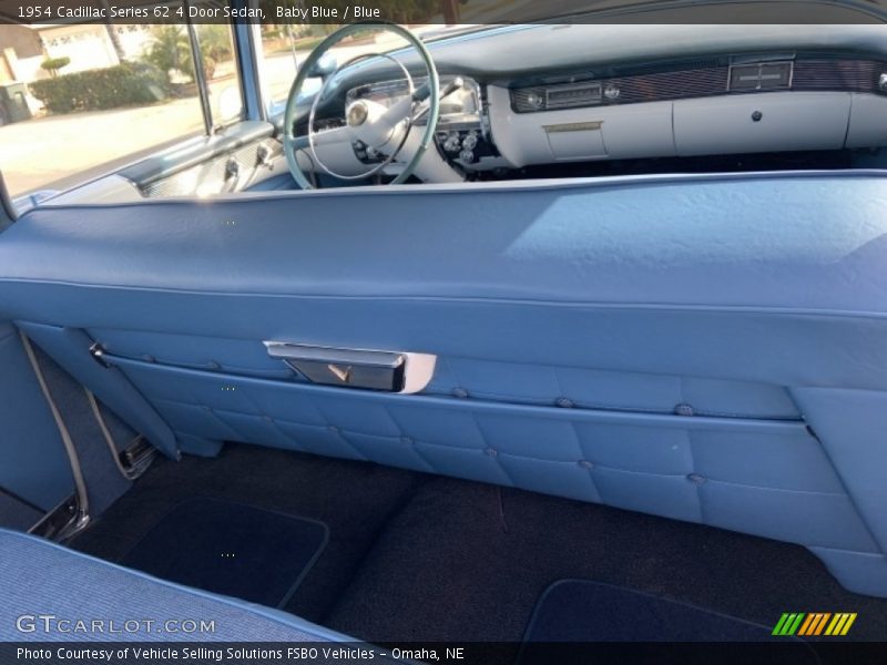 Baby Blue / Blue 1954 Cadillac Series 62 4 Door Sedan