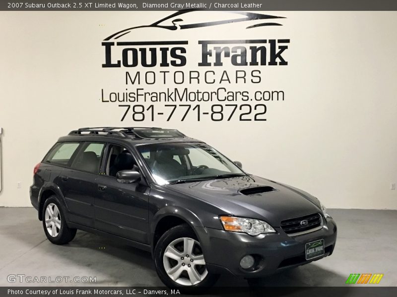 Diamond Gray Metallic / Charcoal Leather 2007 Subaru Outback 2.5 XT Limited Wagon