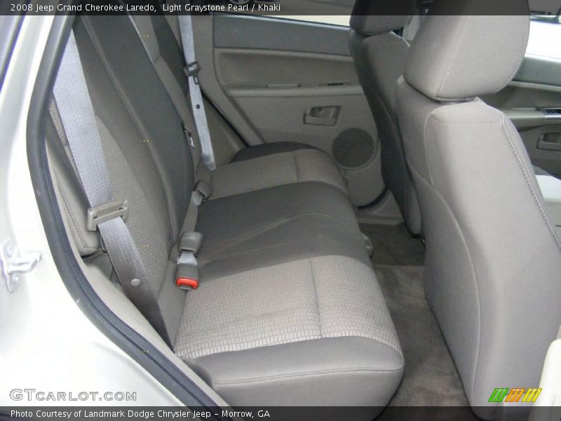 Light Graystone Pearl / Khaki 2008 Jeep Grand Cherokee Laredo