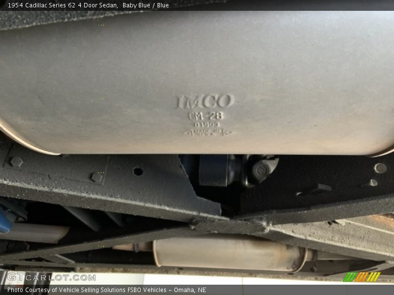 Undercarriage of 1954 Series 62 4 Door Sedan
