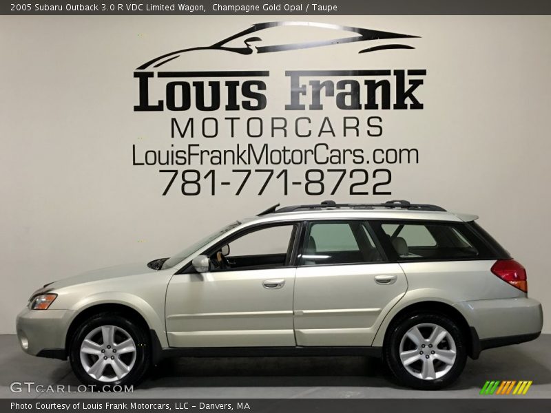 Champagne Gold Opal / Taupe 2005 Subaru Outback 3.0 R VDC Limited Wagon