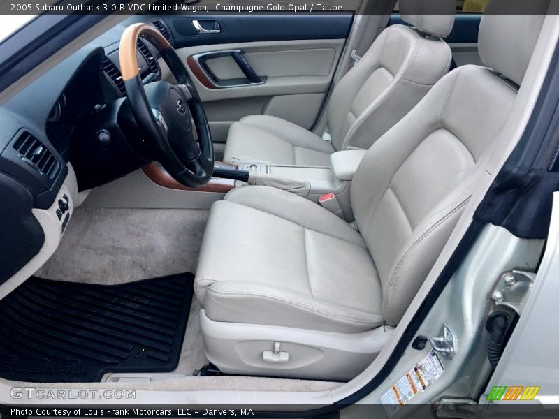 Front Seat of 2005 Outback 3.0 R VDC Limited Wagon