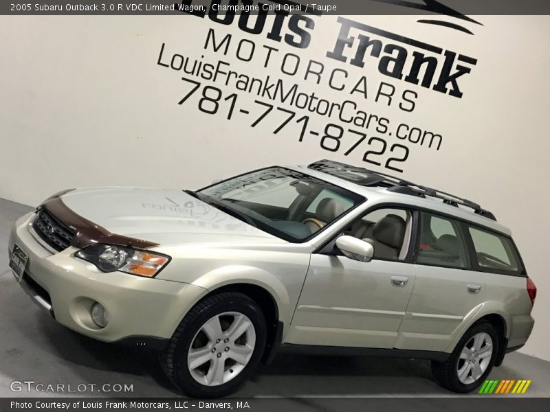 Champagne Gold Opal / Taupe 2005 Subaru Outback 3.0 R VDC Limited Wagon