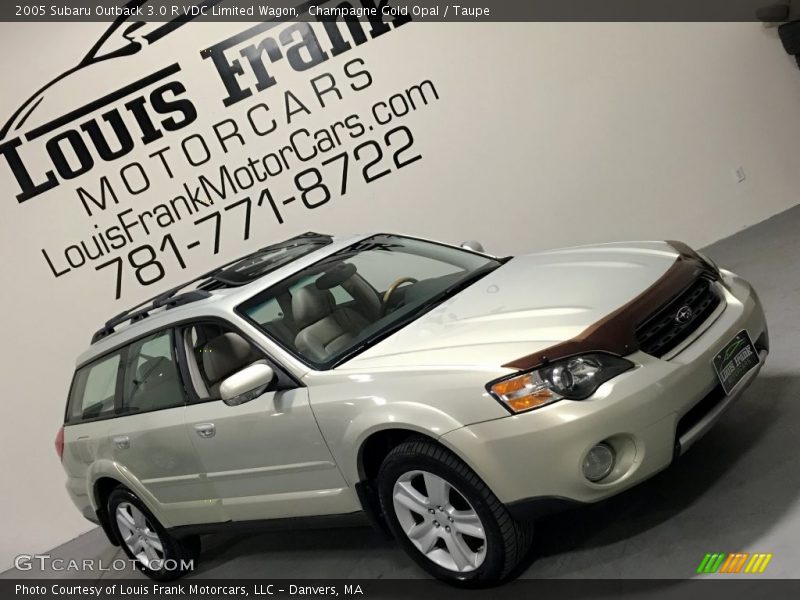 Champagne Gold Opal / Taupe 2005 Subaru Outback 3.0 R VDC Limited Wagon