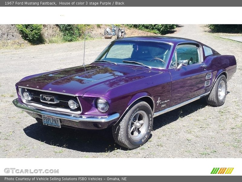 House of color 3 stage Purple / Black 1967 Ford Mustang Fastback