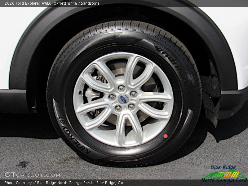 Oxford White / Sandstone 2020 Ford Explorer 4WD