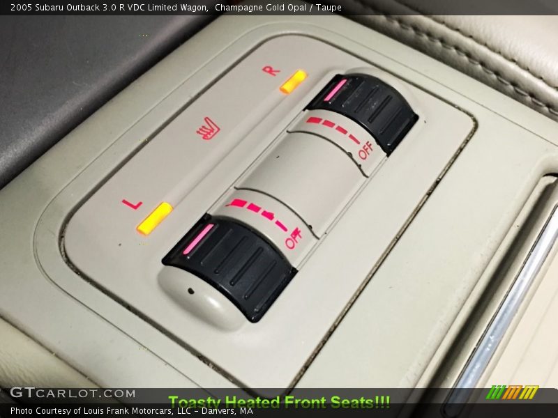 Controls of 2005 Outback 3.0 R VDC Limited Wagon