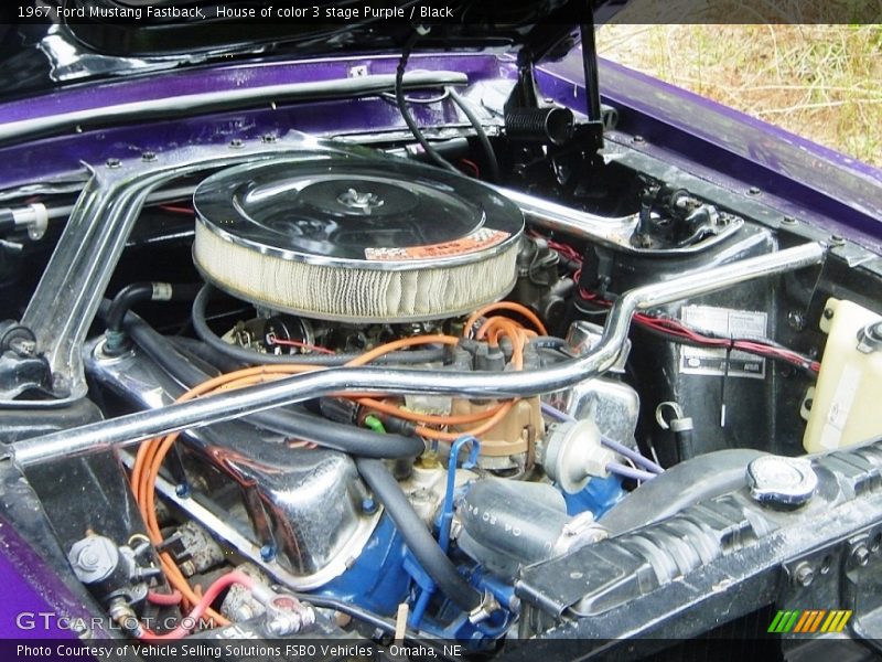 House of color 3 stage Purple / Black 1967 Ford Mustang Fastback