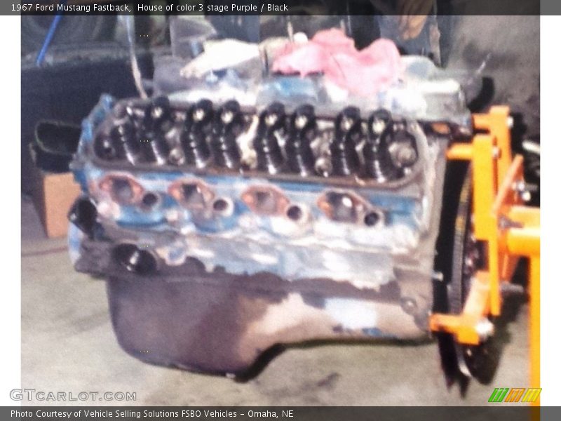 House of color 3 stage Purple / Black 1967 Ford Mustang Fastback