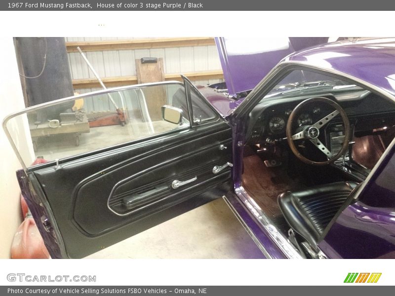 House of color 3 stage Purple / Black 1967 Ford Mustang Fastback