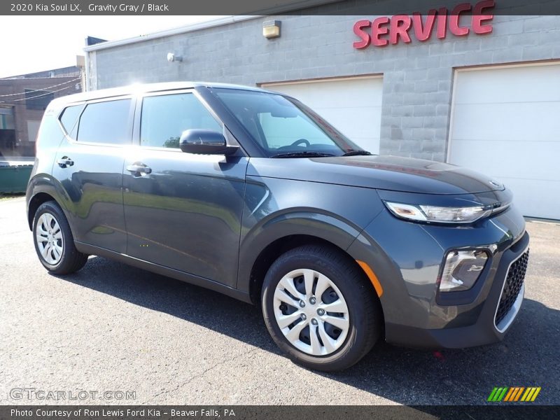 Gravity Gray / Black 2020 Kia Soul LX