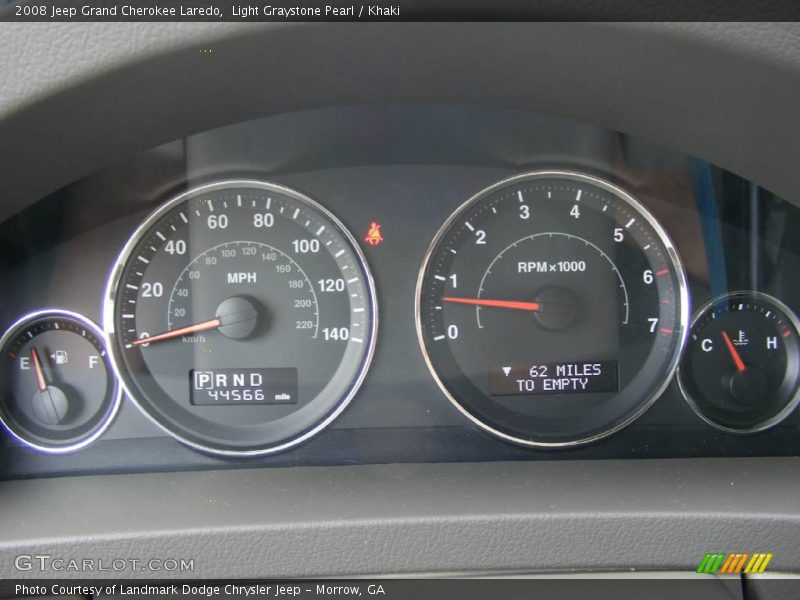 Light Graystone Pearl / Khaki 2008 Jeep Grand Cherokee Laredo
