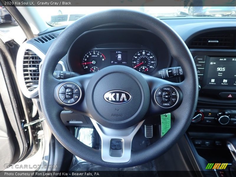 Gravity Gray / Black 2020 Kia Soul LX
