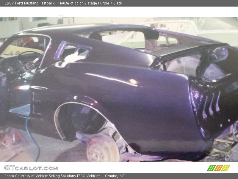 House of color 3 stage Purple / Black 1967 Ford Mustang Fastback