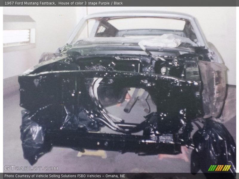 House of color 3 stage Purple / Black 1967 Ford Mustang Fastback