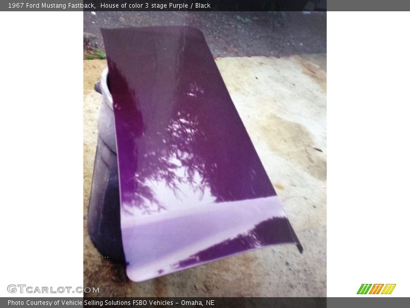 House of color 3 stage Purple / Black 1967 Ford Mustang Fastback